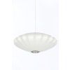 Závesná lampa Ø60x26 cm FAY biela