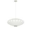 Závesná lampa Ø60x26 cm FAY biela