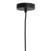 Závesná lampa Ø40x33 cm MALACIA zamat bordová