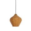 Závesná lampa Ø28x30 cm KALENGA korálky prírodné