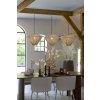 Závesná lampa 3L 120x42x130 cm FELIDA krémová