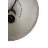 Závesná lampa 3L 120x30x21 cm SOLNA antický bronz + dymové sklo