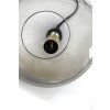 Závesná lampa 3L 120x30x21 cm SOLNA antický bronz + dymové sklo