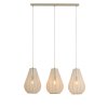Závesná lampa 3L 80x8x40 cm ITELA piesková