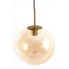 Závesná lampa 3L 120x30x30 cm MEDINA sklo jantárová+zlatá