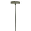Závesná lampa Ø50x60 cm PLUMERIA tmavozelená
