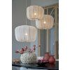Závesná lampa Ø60x45 cm PLUMERIA piesková