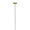 Závesná lampa Ø25 cm MEDINA antický bronz + matné biele sklo