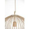 Závesná lampa Ø34x35 cm RILANA matná béžová