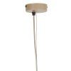 Závesná lampa Ø34x35 cm RILANA matná béžová