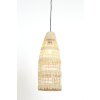 Závesná lampa Ø20x52 cm LATIKA morská tráva prírodná