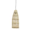 Závesná lampa Ø20x52 cm LATIKA morská tráva prírodná