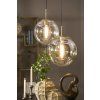 Závesná lampa Ø40 cm MEDINA antický bronz+sklo jantár
