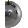 Závesná lampa Ø40 cm MEDINA antický bronz + dymové sklo