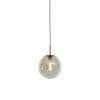 Závesná lampa Ø40 cm MEDINA antický bronz + číre sklo