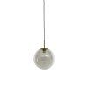 Závesná lampa Ø40 cm MEDINA antický bronz + číre sklo