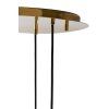 Závesná lampa 3L Ø40x160 cm MAYSON sklo zlatá-číra+zlatá