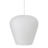 Závesná lampa Ø37,5x37,5 cm XELA biela