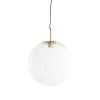 Závesná lampa Ø48 cm MAGDALA sklo číre+zlaté