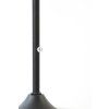 Závesná lampa Ø30x25 cm MAYSON dymové sklo+matná čierna