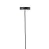 Závesná lampa Ø23x18 cm MAYSON dymové sklo+matná čierna