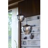 Závesná lampa Ø23x18 cm MAYSON dymové sklo+matná čierna