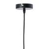 Závesná lampa Ø30x31,5 cm PACINO ratan tmavohnedá
