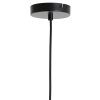 Závesná lampa Ø21x37 cm LEKAR antický bronz + dymové sklo