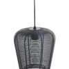 Závesná lampa Ø23x25 cm ADETA matná čierna