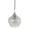 Závesná lampa 10L 124x35x60 cm RAKEL antický bronz + dymová