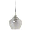 Závesná lampa 10L 124x35x60 cm RAKEL antický bronz + dymová