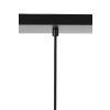 Závesná lampa 5L 104x20x120 cm RAKEL antický bronz + dymová
