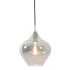 Závesná lampa Ø27x29,5 cm RAKEL antický bronz+údená