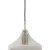 Závesná lampa Ø27x29,5 cm RAKEL antický bronz+údená