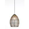 Závesná lampa Ø23x31 cm MEYA čierno-zlatá