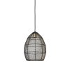 Závesná lampa Ø23x31 cm MEYA čierno-zlatá