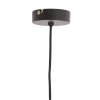 Závesná lampa Ø20x25 cm MEYA čierno-zlatá