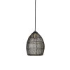 Závesná lampa Ø20x25 cm MEYA čierno-zlatá