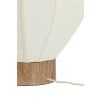 Stolová lampa Ø35x36 cm KYZO potlač dreva prírodná+ľanová krémová