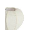 Stolová lampa Ø23x23,5 cm KYZO potlač dreva prírodná+ľanová krémová