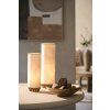 Stolová lampa Ø15x49 cm TIO papier béžová+ratan tmavohnedá