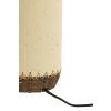 Stolová lampa Ø13x40 cm TIO papier béžová+ratan tmavohnedá