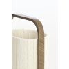 Stolová lampa 22,5x15x37,5 cm LECCE potlač dreva hnedá+lano krémová