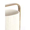 Stolová lampa 22,5x15x37,5 cm LECCE potlač dreva prírodná + lano krémová