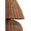 Stolová lampa Ø27,5x35 cm MAVON ratan tmavohnedá