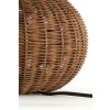 Stolová lampa Ø27,5x35 cm MAVON ratan tmavohnedá