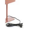 Stolová lampa 20x10x36 cm ELENIE lesklá tmavo koralová