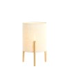 Stolová lampa Ø28x44 cm LITTO prírodná+ľanová biela