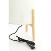 Stolová lampa Ø28x44 cm LITTO prírodná+ľanová biela