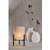 Stolová lampa Ø28x44 cm LITTO tmavohnedá+ľanová prírodná